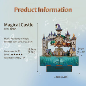 Castello Magico - 3D Puzzle Wood - Carillon - immagine 4