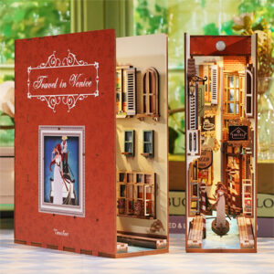 Viaggio a Venezia - 3D Puzzle Wood - Book Nook