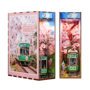 Il Viaggio di Sakura - 3D Puzzle Wood - Book Nook - immagine 10