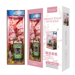 Il Viaggio di Sakura - 3D Puzzle Wood - Book Nook - immagine 8