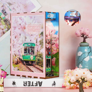 Il Viaggio di Sakura - 3D Puzzle Wood - Book Nook - immagine 4