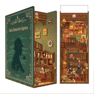 Violin Detective Agency - 3D Puzzle Wood - Book Nook Deluxe - immagine 2