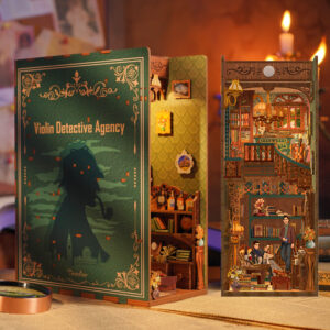 Violin Detective Agency - 3D Puzzle Wood - Book Nook Deluxe - immagine 7