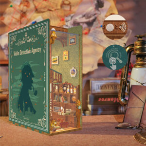 Violin Detective Agency - 3D Puzzle Wood - Book Nook Deluxe - immagine 8