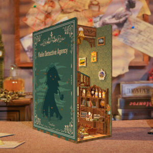 Violin Detective Agency - 3D Puzzle Wood - Book Nook Deluxe - immagine 9