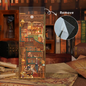 Violin Detective Agency - 3D Puzzle Wood - Book Nook Deluxe - immagine 10