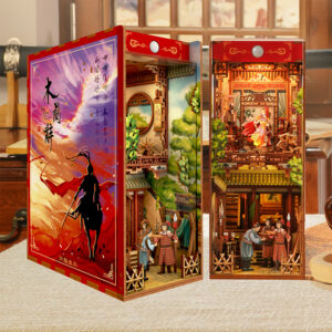 Ode of Mulan - 3D Puzzle Wood - Book Nook Deluxe