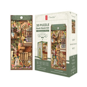 Shakespeare's Verse - 3D Puzzle Wood - Book Nook Deluxe - immagine 3