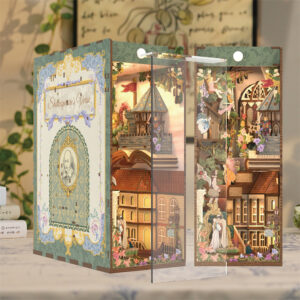 Shakespeare's Verse - 3D Puzzle Wood - Book Nook Deluxe - immagine 7