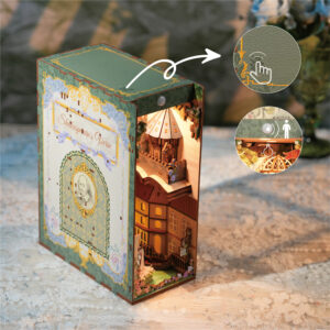 Shakespeare's Verse - 3D Puzzle Wood - Book Nook Deluxe - immagine 8