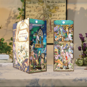 Midsummer Night's Dream - Shakespeare - 3D Puzzle Wood - Book Nook Deluxe - immagine 7